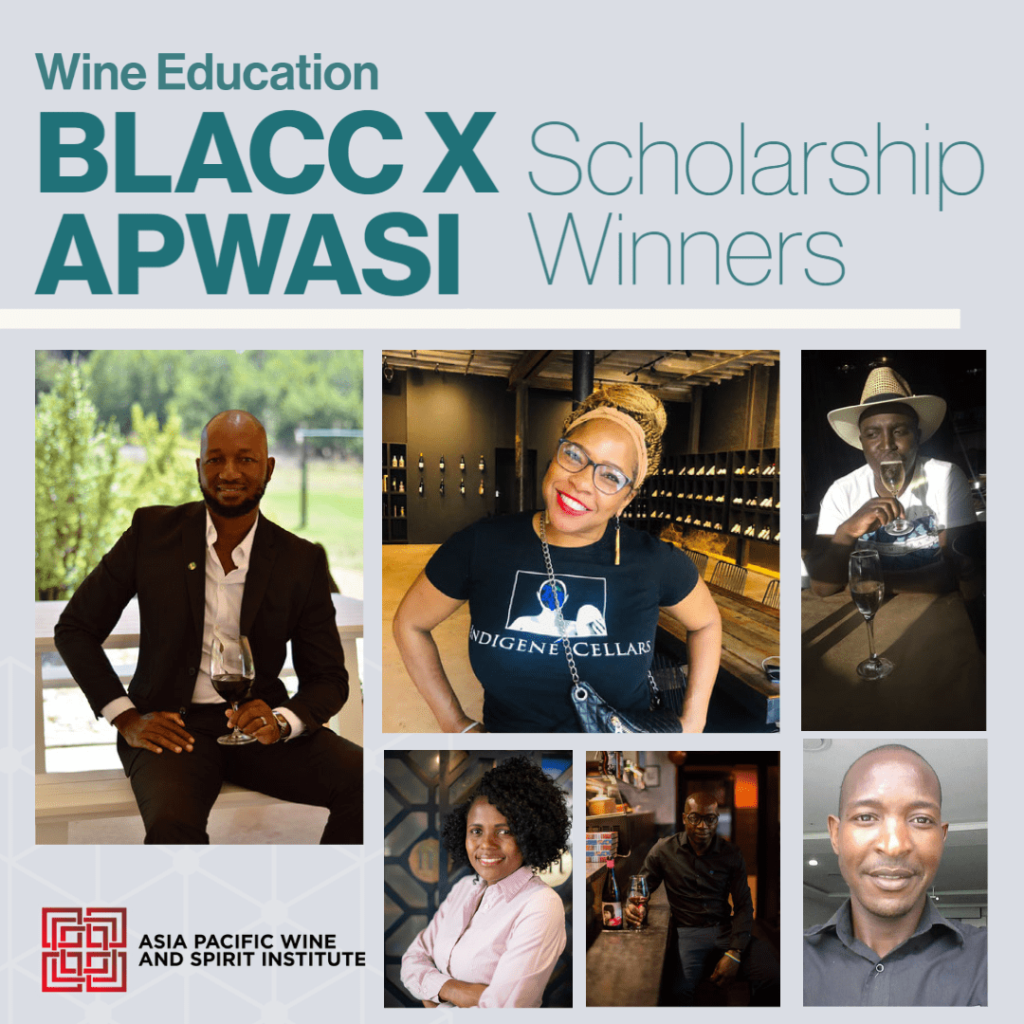 Congratulations on our first round of APWASI x BLACC Wine Scholarship Applicants